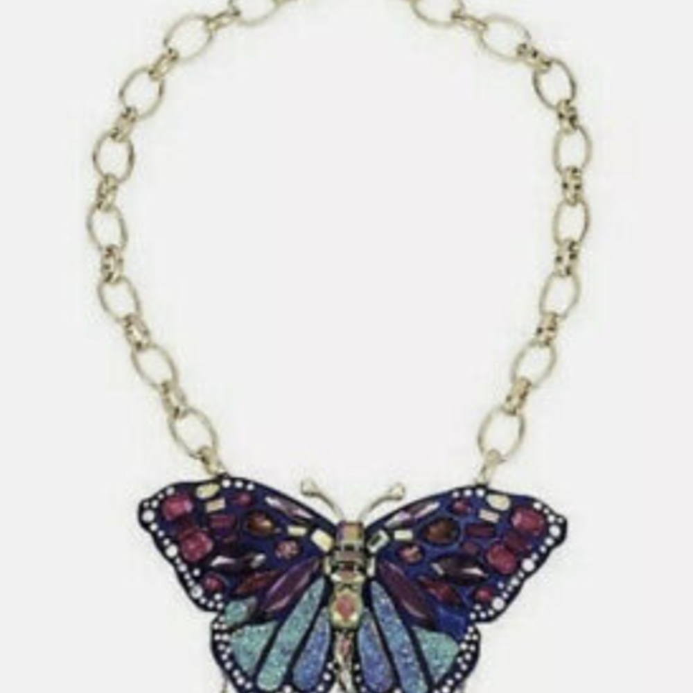 Betsey Johnson Butterfly Necklace
